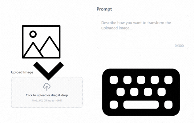 Upload Image & Write Prompt
