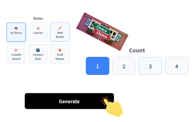 Step 2: Choose Style and Generate